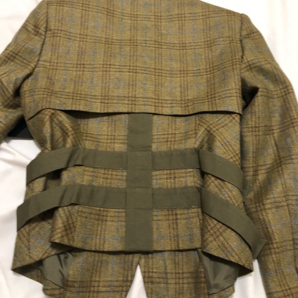 L.A.M.B silk wool plaid jacket NWT 2669 - Picture 3 of 16